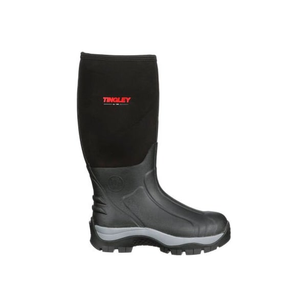 Tingley Tingley Badger Insulated Fleece-Lined Boots, Plain Toe, Midsole, Deep Lug, 17"H, Blk, Size 4 80151.04 - main